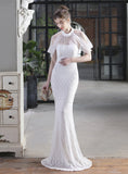 SEQUINS HALTER FISHTAIL FORMAL DRESS