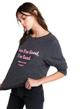 SOLID COLOR LETTER PRINT WOMEN SWEATSHIRTS O-NECK