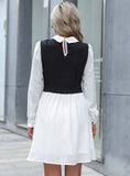 LONG SLEEVE LAPEL COMMUTER STITCHING SHIRT