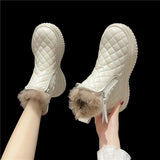ONE PEDAL THICK-SOLED SNOW BOOTS COTTON SHOES