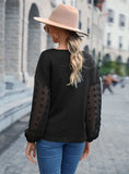 LOOSE THIN STITCHING ROUND NECK SWEATER