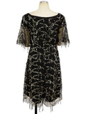 OFF THE SHOULDER SEQUINED DRESS