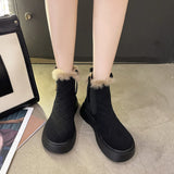 PILE-PADDED COTTON SHOES SNOW BOOTS