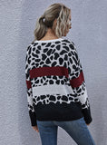 LOOSE PULLOVER ROUND NECK LONG SLEEVE SWEATER