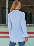 LACE UP LONG SLEEVE SHIRT