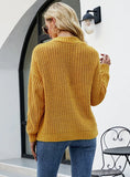 WOMEN THICK TWIST BUTTON CARDIGAN COAT