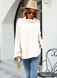 TURTLENECK LONG SLEEVE LOOSE SWEATER