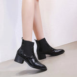 WOMEN KNITTING MARTIN THICK BOOTS