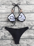 SEXY FASHION SOLID COLOR BIKINI