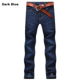  Straight Leg Slim Fit Jeans For Men Casual Stylish Business Cotton Thin