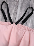 Cami Ruffles Padded Thong Bathing Suit
