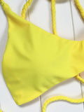 Braided Swimming Bikini Set
