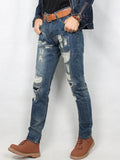 Men's Jeans Hole Straight Vogue 