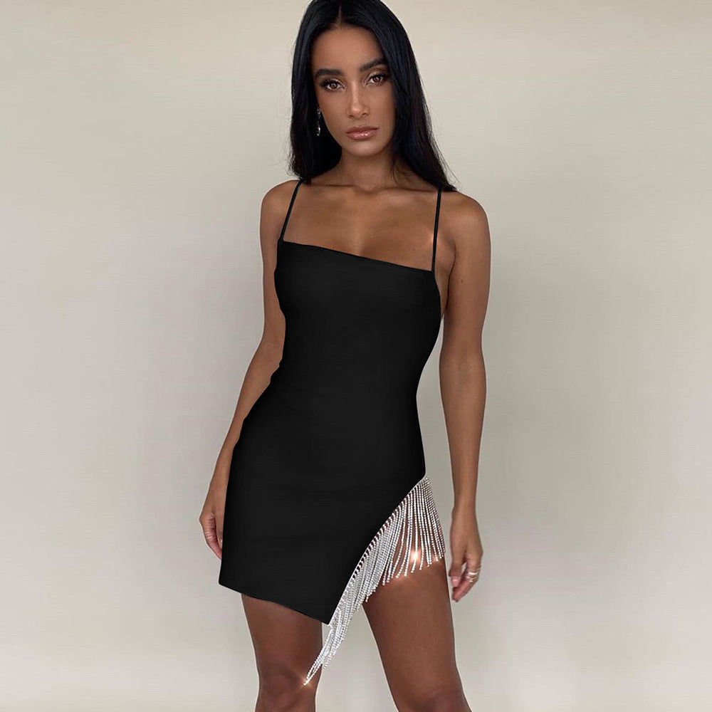 Tassel Bodycon Womens Sexy Club Party Night Mini Dress – Ncocon