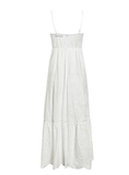 Hollow Out Embroidery Maxi Cotton Dresses