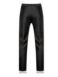 One Button Slim Men's Dress Suit Notched Collar Contrast Trim 