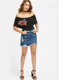 Pencil Skirt Blue Denim Women Sexy Casual Mini Summer Skirts 