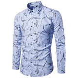 Designer Shirts for Men Stylish Chest Pocket Printing Button Up 