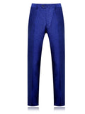 Men's Dress Suit Notched Collar One Button Bright Color Slim 