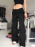High Waist Overalls Multi-pocket Casual Pants