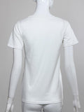 Fashion Picture Printed White T-shirt