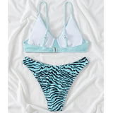 SEXY TRIANGLE PRINTING BIKINI