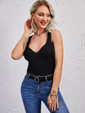SEXY V-NECK SLIM JOKER SUSPENDER TOP