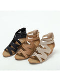 WEDGE-HEEL PLATFORM THICK-SOLED SANDALS