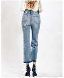 WOMEN WIDE-LEGGED PANTS JEANS