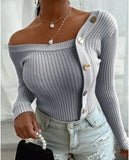 LADIES ALL-MATCH SWEATER SINGLE-BREASTED KNITTED CARDIGAN
