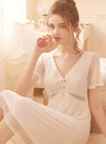 SOFT LACE PRINCESS HOME NIGHTGOWN