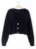 HIGH WAIST SOLID COLOR SWEATER WOMEN SMALL SWETER