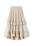 THICKENED GOLDEN VELVET IRREGULAR SKIRT