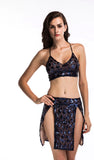WOMEN TOP SKIRT TWO-PIECE DRESS