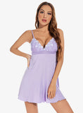 KNITTED COTTON MODAL NIGHTDRESS SET