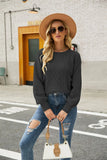 LONG-SLEEVED ROUND NECK SWEATER