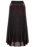 Pleated Skirt Slim High Waist Beach Dress