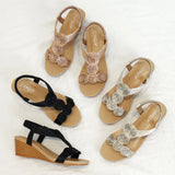 WOMEN ROMAN WEDGE SANDALS