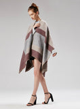 LADY JACQUARD SILVER SILK SHAWL SCARF CLOAK