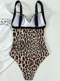 ONE-PIECE HARD STEEL SHOULDER STRAP SWIMSUIT