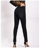 WOMEN HIGH WAIST SLIM-FIT JEANS