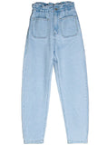 HIGH LOOSE WIDE LEGS HAREM PANTS JEANS