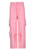 STRAIGHT HIGH WAIST LOOSE JEANS