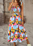 SUMMER PRINT MAIX SLING DRESS