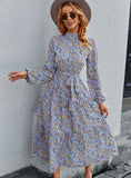 PRINTED BOHEMIAN CASUAL DRESS