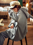 CORAL VELVET TWO-PIECE SUIT ELEPHANT HOODED