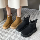 WINTER SNOW PLATFORM MARTIN BOOTS