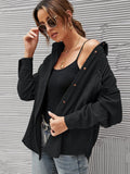 FASHION LOOSE LAPEL POCKET SHIRT