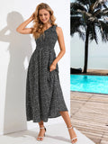 SEXY PRINTED FLORAL ONE-SHOULDER DRESS