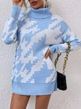 LAPELS MEDIUM-LENGTH KNITTED SWEATER